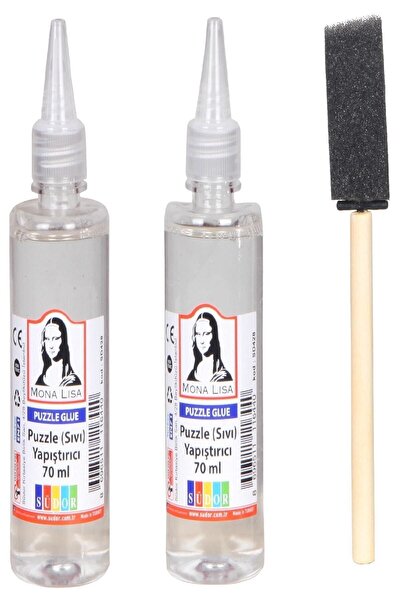 Südor 2x70 Ml Puzzle Yapıştırıcı Seti Dağıtıcı Fırçalı (şeffaf) / Sdr428-248