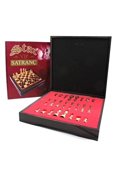 Star Büyük Boy Vip Sedef Satranç Takımı