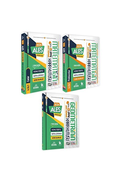 İnformal Yayınları Ales Matematik 1.-2.cilt Ve Geometrinin Kara Kutusu Konu Ö...