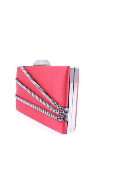 DGN 9274-22y Red Stoned Evening Dress Portfolio Bag