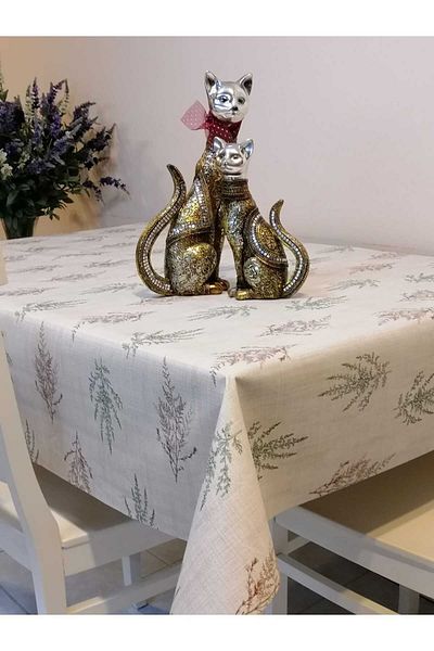 Başak Ev Tekstili Pânză uleioasă din PVC FIBRĂ - CAPACĂ DE MASĂ ȘTERGELĂ CU MODEL