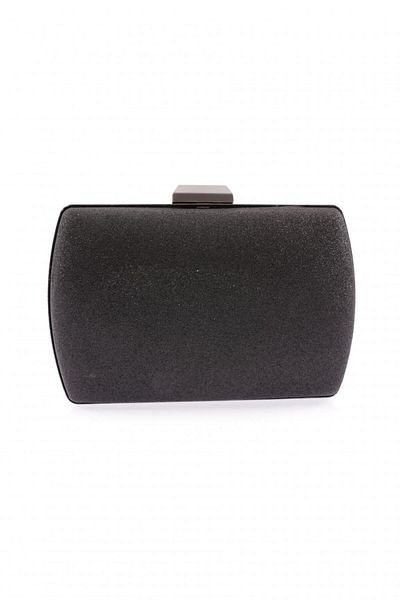 DGN Women's Evening Dress Portfolio Bag Sand Glitter Black 3873152