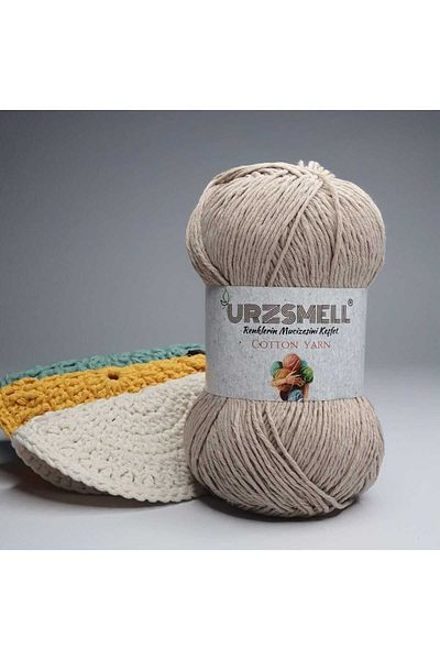 urzsmell Βαμβακερό νήμα πλεξίματος 100gr, 200mt - Χειροποίητο νήμα πλεξίματος