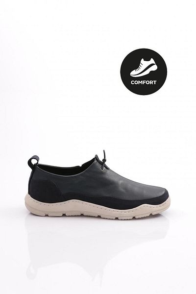 DGN Ανδρικά παπούτσια Comfort με λεπτομέρειες από καουτσούκ Laci Nubuck Laci Γνήσιο δέρμα 61313616
