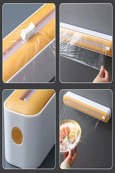 Kitchen Dream Stretch Film Cutting Attachment Stretch Film Cutter Stretch Film Cutter with Foil Cutting Suction Cup