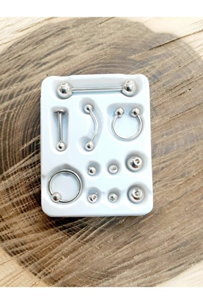 AKIN AKSESUAR HEDİYELİK Çoklu Piercing Seti