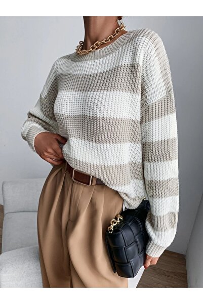 Dier Moda Ριγέ γυναικείο πουλόβερ