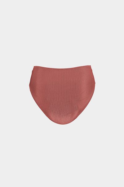 Açelya Okcu RHEA High Waist Premium Bikini Bottom - Piping Detail