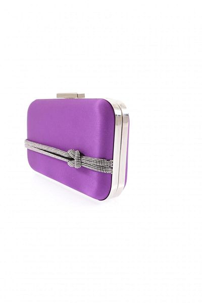 DGN 9270-22y Stoned Purple Women's Evening Dress Portfolio Bag