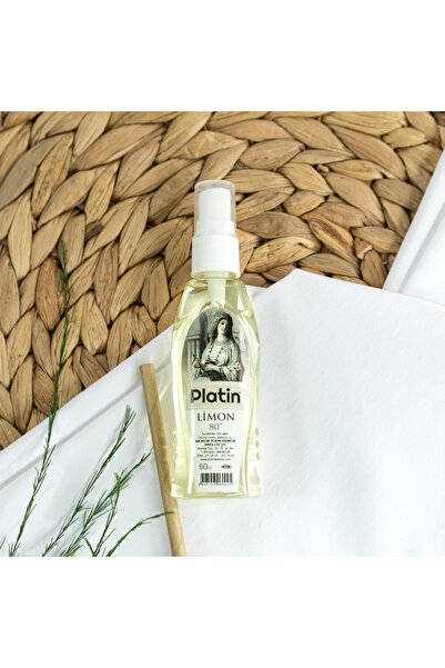 Platin Kolonya & Parfüm Limon Plastik Sprey 80° Kolonya 60 Cc.