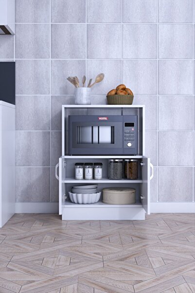 rafineritasarım Rafineri Makro Dolap Çok Amaçlı Mikrodalga Fırın Dolabı Mdf