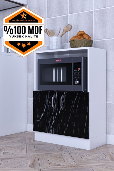 rafineritasarım Rafineri Makro Dolap Çok Amaçlı Mikrodalga Fırın Dolabı Mdf