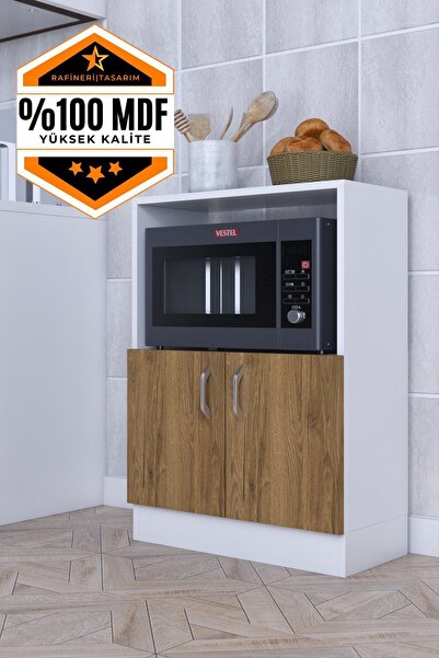 rafineritasarım Rafineri Makro Dolap Çok Amaçlı Mikrodalga Fırın Dolabı Mdf