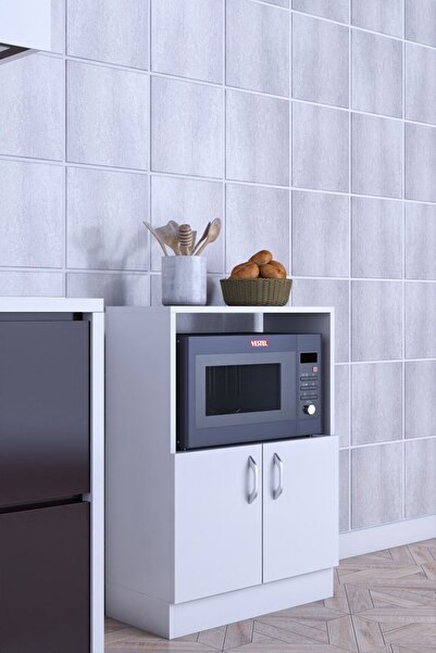 rafineritasarım Rafineri Makro Dolap Çok Amaçlı Mikrodalga Fırın Dolabı Mdf