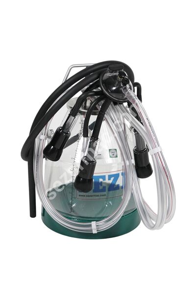 SEZER Şeffaf Güğümlü Sabit Sistem Sağım Kovası(inek)