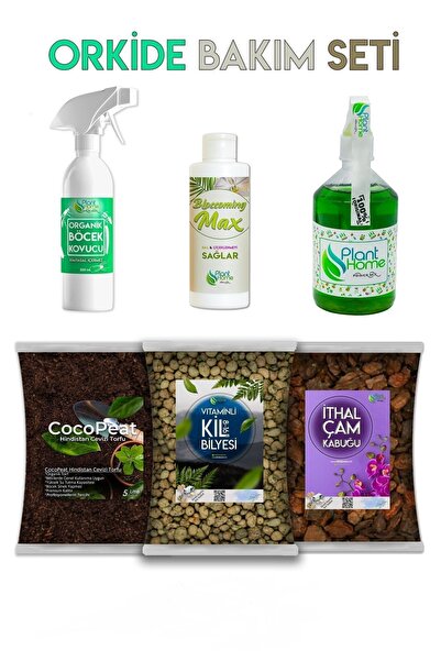 plant-home Premium Orkide Bakım Seti - Premium Orkide Toprağı ve Bakım Seti