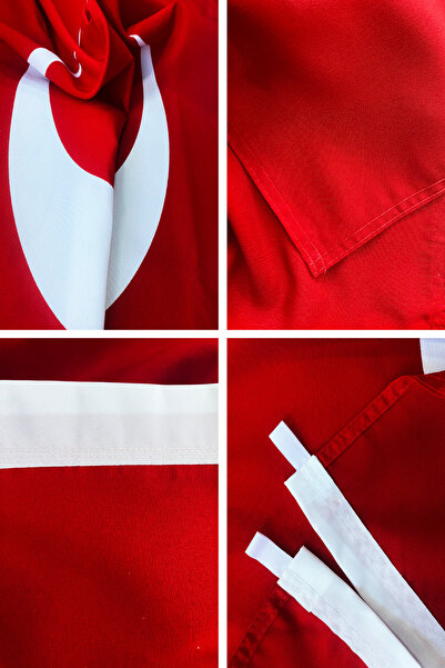 Bilsan Türk Bayrağı 200x300 cm  1.Kalite Alpaka Kumaş