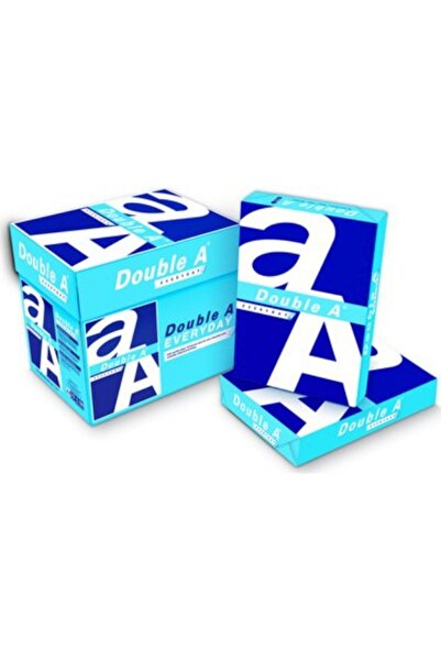 DOUBLE A ورق نسخ أبيض بحجم 70 جرامًا مقاس A4 - 500 ورقة (5 عبوات) 2500 ورقة