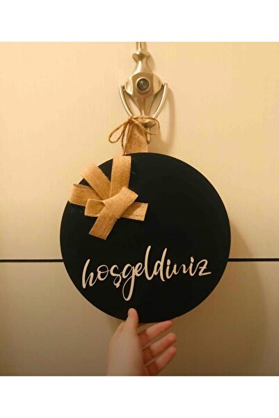 Yumak Dekor Grup ΑΝΤΙΤΥΠΟ - Καλωσορίσατε Στολίδι Μαύρης Πόρτας