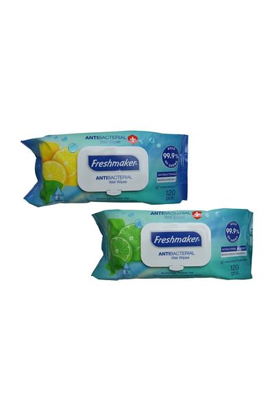 Freshmaker Set of 120 Wet Towels