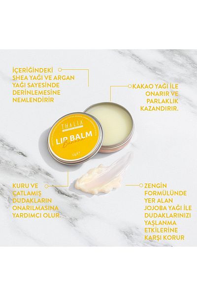 Thalia Banana Flavored Intensive Moisturizing Lip Balm - 12gr