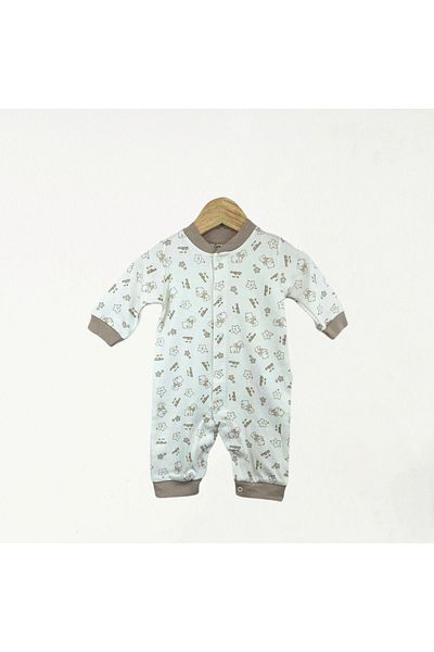 Crazy Baby Ribbed Teddy Bear Overalls