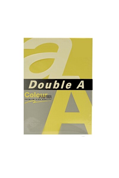 DOUBLE A A4 80 Gram Pastel Butter Copy Paper - Double-A Color (Pack of 100)
