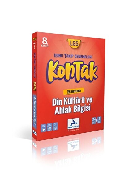 paraf yayınları Paraf 8. Sınıf Din Kültürü Ve Ahlak Bilgisi Kontak Konu Takip...