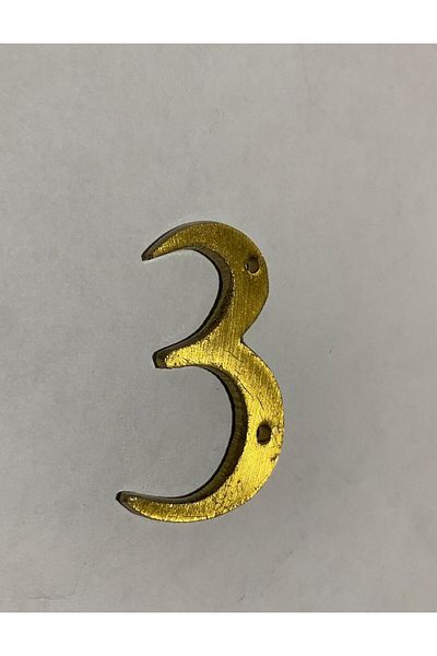 SGS Yellow Brass Mat Door - No:3 Maker Gift, Length: 4cm