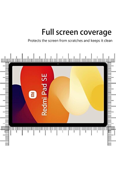 TEKNETSTORE واقي شاشة نانو مقاوم للكسر مقاس 11 بوصة من Xiaomi Redmi Pad SE، واقي زجاجي شفاف غير قابل للكسر متوافق تمامًا