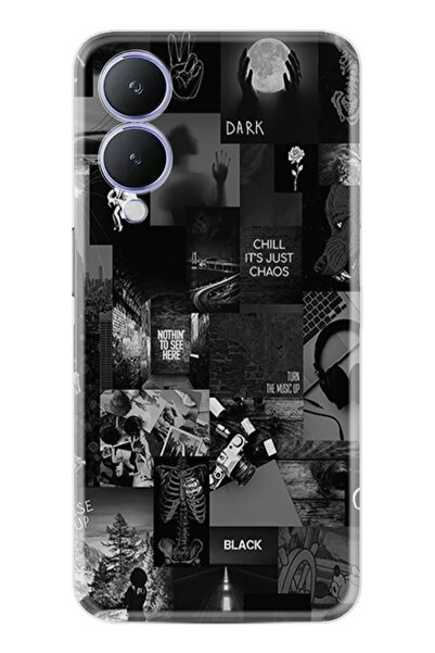 Kılıfland Vivo Y17s Kılıf Hayat Serisi Desenli Dark Rise Up - Barkod No 2030