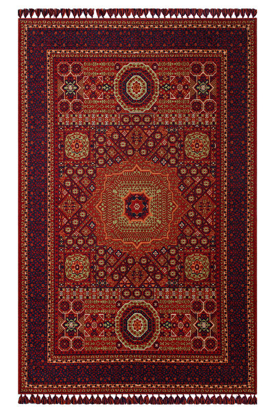 Eko Halı DOGANLAR ANTIQ BUHHARİ 10 MULTY RED SULTANİ/YAĞCIBEDİR DESEN YIKANAB...