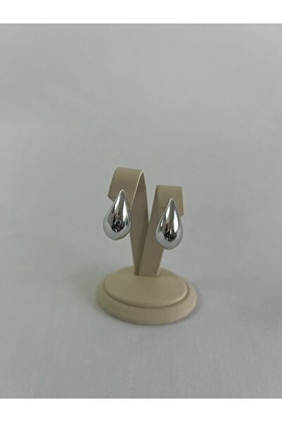 Uzay Accessories Silver Drop Earrings