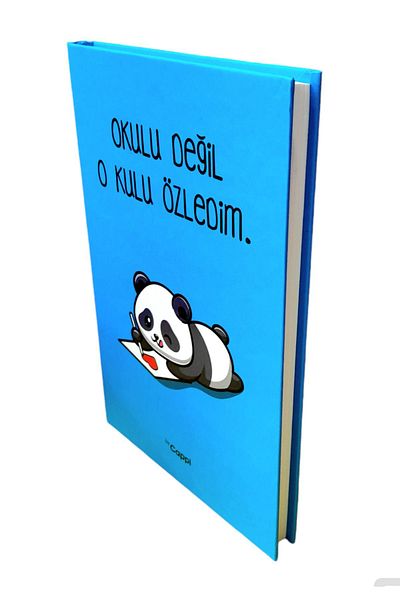 ÇİLEKHOMEAVM Caiet de amintiri de zi cu zi cu copertă rigidă de culoare albastră