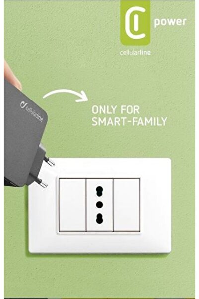 Cellular Line Cellularline Type-C Seyahat Şarjı 15W(Kablo+Adaptör)