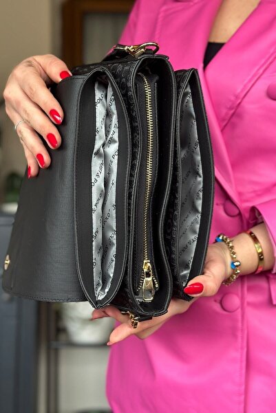 Just Polo Shoulder Bag with Strap 5 Compartments Special Series Women's Cross Shoulder Bag 2184 Cream 0303