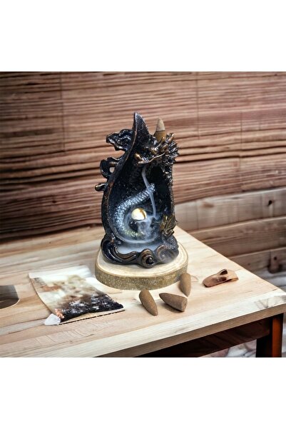 LumosGift Nane Hediyelik Ejderha Geri Akış Tütsülük