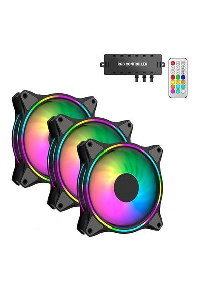 GamePower طقم مروحة Air Turbine 3in1 A-RGB RGB مقاس 3 × 120 مم