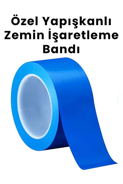 Balkan Custom Strong Adhesive Floor Marking Tape 50mm X 30m Blue Floor Tape