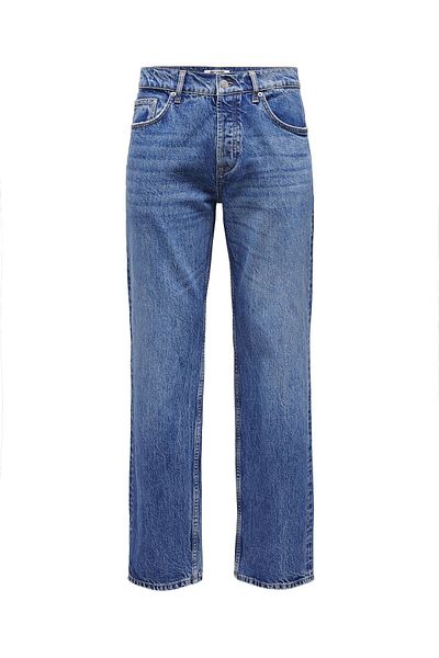 Only & Sons Normale Geschnitten Jeans Onsedge Mittlere Taille Gerade Geschnitten Jeans