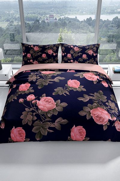 PerlaSera Noble 3d Cotton Satin Double Duvet Cover Set