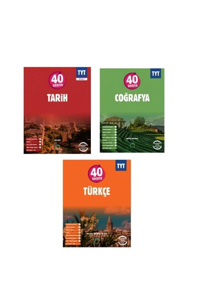 Okyanus Yayıncılık OKYANUS YAYINCILIK TYT 40 SEANS SÖZET SET (3 KİTAP)