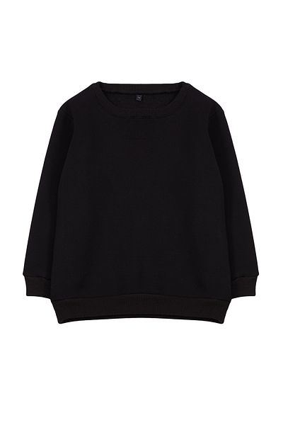 TRENDYOLKIDS Chlapecká bavlněná mikina s potiskem na zádech - Crew Neck Tkdaw25Sw00015