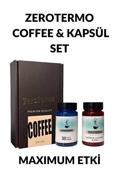 zerovita KAHVE & TAKVİYE EDİCİ GIDA DETOX KAPSÜL SET