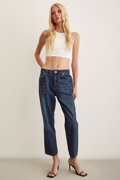 Never more High Waist Mom Jean