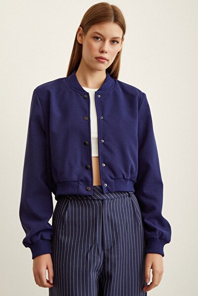 Never more Куртка з підкладкою на кнопках