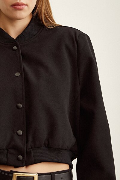 Never more Lined Snap Coat