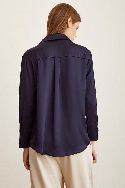 Never more Basic Satin Shirt