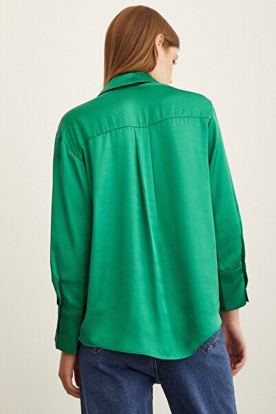 Never more Basic Satin Shirt