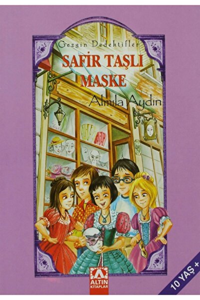 Altın Kitaplar Safir Taşlı Maske